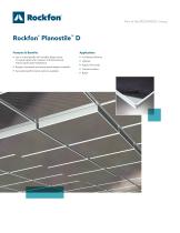 Rockfon®  Planostile™  D