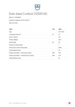 Data sheet Combair V2000 60