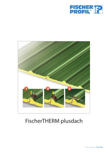 FischerTHERM plusdach - concealed fastening roof