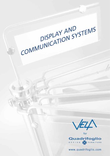 VELA CATALOGUE (DISPLAY AND  COMMUNICATION SYSTEMS)