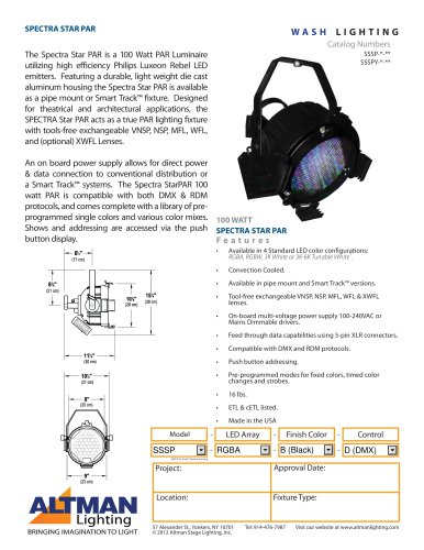 Spectra Star Par