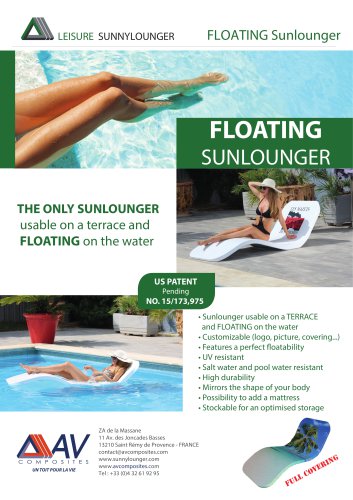 FLOATING Sunlounger