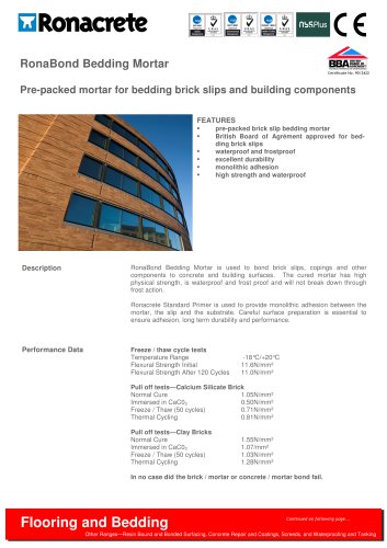 RonaBond Bedding Mortar
