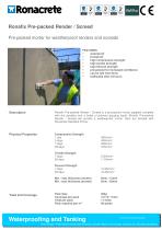 Ronafix Pre-packed Render / Screed